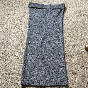 Dynamite Charcoal Pencil Skirt